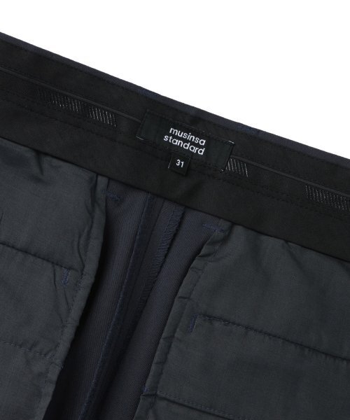 MUSINSA STANDARD（ムシンサスタンダード）の「ネローベルトワンタックワイドスラックス [アイアングレー]（スラックス・メンズ・その他・30/31/33/26/27/28/40/38/42/36/34/32/29）」の8枚目の写真
