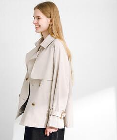 セール】撥水ショートトレンチコート（トレンチコート）｜URBAN