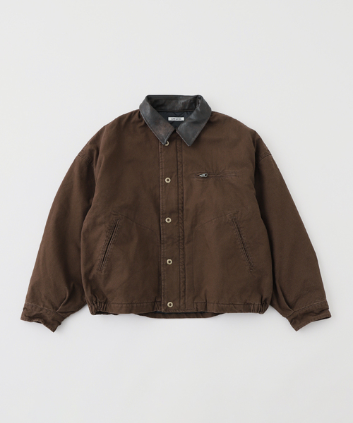 JOINT WORKS(ジョイントワークス)の「J ヘビーダックパデッドブルゾン(ブルゾン・メンズ・ブラック/アイボリー/ブラウン・MEDIUM/LARGE)」の1枚目の写真