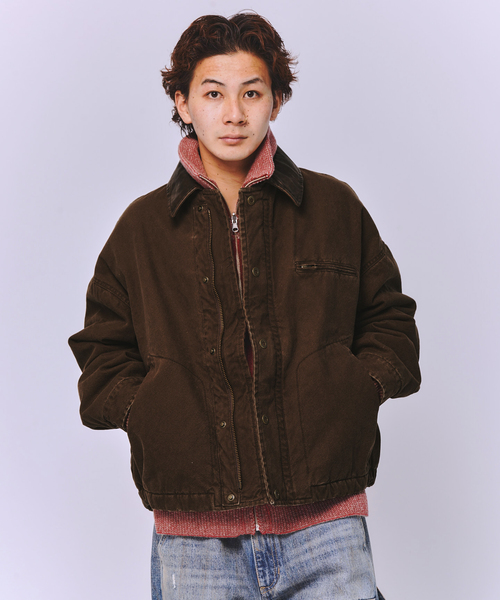 JOINT WORKS(ジョイントワークス)の「J ヘビーダックパデッドブルゾン(ブルゾン・メンズ・ブラック/アイボリー/ブラウン・MEDIUM/LARGE)」の13枚目の写真