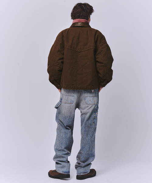 JOINT WORKS(ジョイントワークス)の「J ヘビーダックパデッドブルゾン(ブルゾン・メンズ・ブラック/アイボリー/ブラウン・MEDIUM/LARGE)」の19枚目の写真
