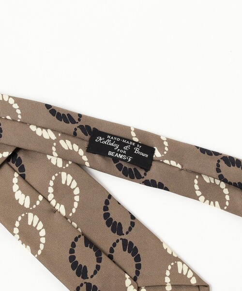 Holliday & Brown / シルク サークル柄 プリント ネクタイ（ネクタイ