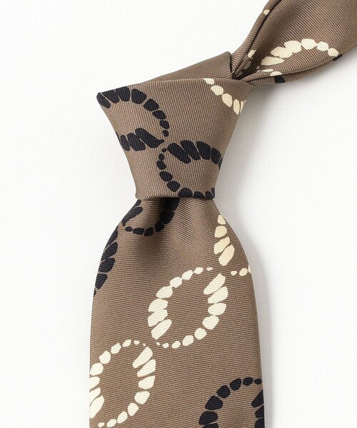 Holliday & Brown / シルク サークル柄 プリント ネクタイ（ネクタイ