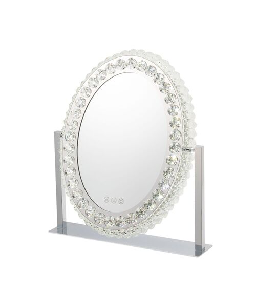 ブリエ ハリウッドミラー ラウンド 3 調光 調色 ライト付 メイク用