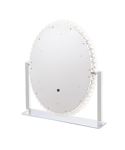 ブリエ ハリウッドミラー ラウンド 3 調光 調色 ライト付 メイク用