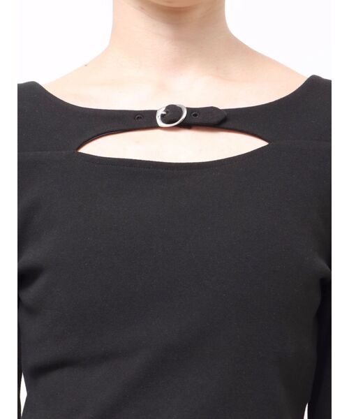 MURUA（ムルーア）の「2WAYカットソー（Tシャツ/カットソー・レディース・グレー/アイボリー/ブラック/ボルドー・FREE）」の13枚目の写真