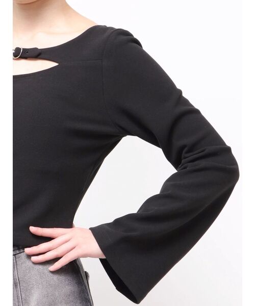 MURUA（ムルーア）の「2WAYカットソー（Tシャツ/カットソー・レディース・グレー/アイボリー/ブラック/ボルドー・FREE）」の14枚目の写真