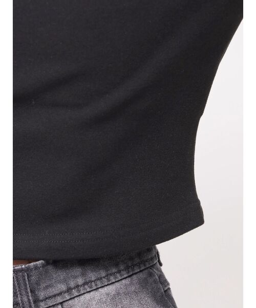 MURUA（ムルーア）の「2WAYカットソー（Tシャツ/カットソー・レディース・グレー/アイボリー/ブラック/ボルドー・FREE）」の15枚目の写真