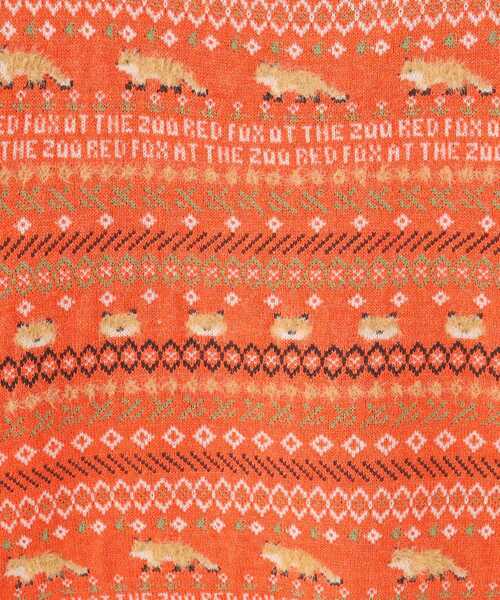 SHOO・LA・RUE（シューラルー）の「【旭山動物園応援商品】ノルディック柄 モールニット（ニット/セーター・キッズ・オレンジ系その他5/ライトグレー系3・10/11/12/13/14/15 ）」の8枚目の写真