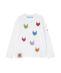 maxsix（マックスシックス）の「maxsix(マックスシックス）MALTI HEART L/S TEE（Tシャツ/カットソー）」