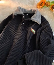 Ressaca（レサーカ）の「オーバーサイズ襟ボアコーデュロイスウェットプルオーバー（スウェット・レディース）」