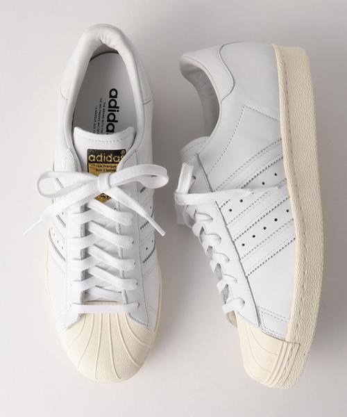 adidas（アディダス）の「◆[アディダス]adidas SUPERSTAR 80s DLX スニーカー◆（スニーカー・レディース・ホワイト・23cm/22.5cm/23.5cm/24.5cm/25cm/24cm）」の2枚目の写真