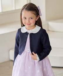 ANY（エニィ）の「ノーカラー ボレロジャケット（ノーカラージャケット）」