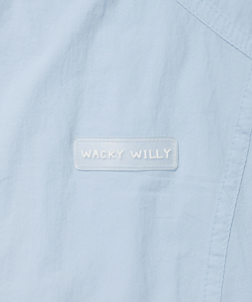 Wacky WiLLy(ワッキーウィリー)の「ウィメンズ ナイロン フードジップアップジャンパー スカイブルー(ナイロンジャケット・レディース・その他・F)」の5枚目の写真