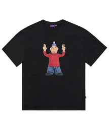 LAUGHER（ラファー）の「[PAT&MAT] Motion Matte T-shirt. - Black（Tシャツ/カットソー・メンズ）」