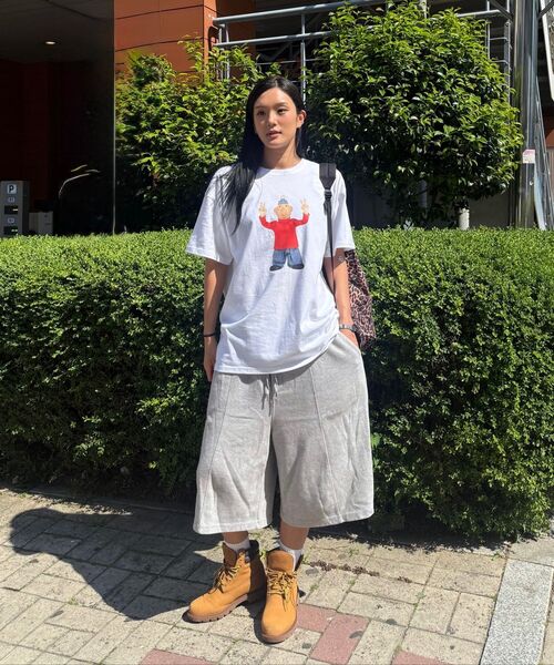 LAUGHER（ラファー）の「[PAT&MAT] モーションマットTシャツ - ブラック（Tシャツ/カットソー・レディース・ブラック・LARGE/MEDIUM/X-LARGE）」の19枚目の写真
