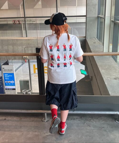 LAUGHER（ラファー）の「[PAT&MAT] モーションマットTシャツ - ブラック（Tシャツ/カットソー・レディース・ブラック・LARGE/MEDIUM/X-LARGE）」の20枚目の写真