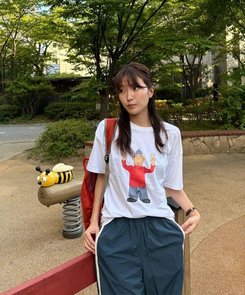 LAUGHER（ラファー）の「[PAT&MAT] モーションマットTシャツ - ブラック（Tシャツ/カットソー・レディース・ブラック・LARGE/MEDIUM/X-LARGE）」の22枚目の写真