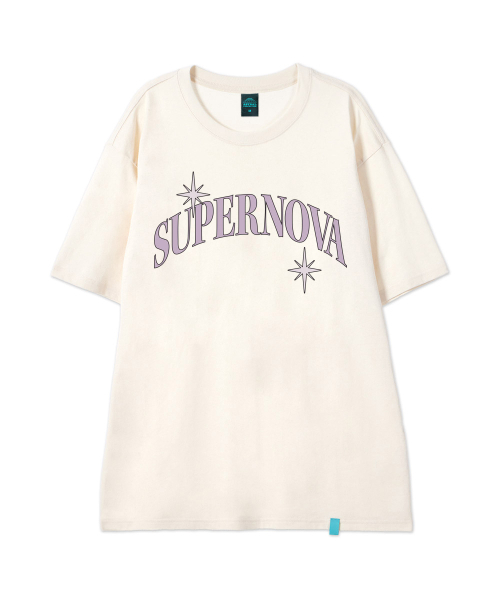 ASTRAL PROJECTION（アストラルプロジェクション）の「[スーパーノバ]コットンルーズフィット半袖Tシャツ_バターミルク（Tシャツ/カットソー・メンズ・その他・LARGE/MEDIUM/X-LARGE/XX-LARGE）」の2枚目の写真