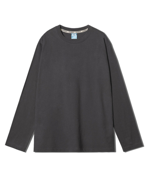 GRANFINNY(グランフィニ)の「ベーシックロングスリーブ - グレー(Tシャツ/カットソー・レディース・ダークグレー・MEDIUM/LARGE/X-LARGE)」の1枚目の写真