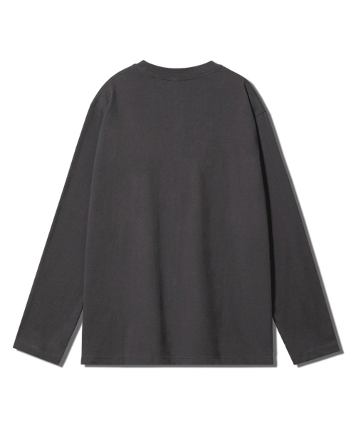 GRANFINNY(グランフィニ)の「ベーシックロングスリーブ - グレー(Tシャツ/カットソー・レディース・ダークグレー・MEDIUM/LARGE/X-LARGE)」の2枚目の写真