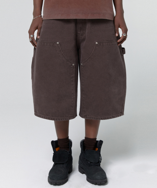 suade（スエード）の「CONTOUR DOUBLE KNEE SHORTS [BROWN]（その他パンツ・レディース・その他・MEDIUM）」の2枚目の写真