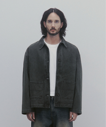 And Again（アンドアゲイン）の「Washed work jacket (khaki)（その他アウター・メンズ）」