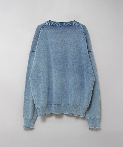 RNA-N（アールエヌエーエヌ）の「K2743 インディゴニット（ニット/セーター・レディース・ライトインディゴブルー/ダークインディゴブルー・FREE）」の7枚目の写真