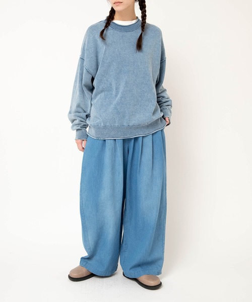 RNA-N（アールエヌエーエヌ）の「K2743 インディゴニット（ニット/セーター・レディース・ライトインディゴブルー/ダークインディゴブルー・FREE）」の8枚目の写真