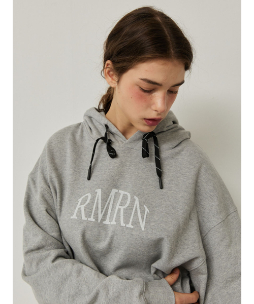 RMRN(アルエームアルエヌ)の「RMRN LOGO HOODIE(パーカー・レディース・ブラック/グレー・FREE)」の3枚目の写真