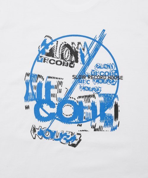 SLOW RECORD HOUSE(スローレコードハウス)の「ファストレコードTシャツ_ホワイト(Tシャツ/カットソー・レディース・その他・MEDIUM/LARGE)」の4枚目の写真