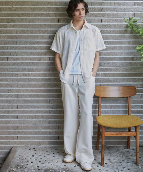 SENTAIR(センテア)の「アークフレアパンツ_クリーム(その他パンツ・メンズ・その他・46/48)」の2枚目の写真