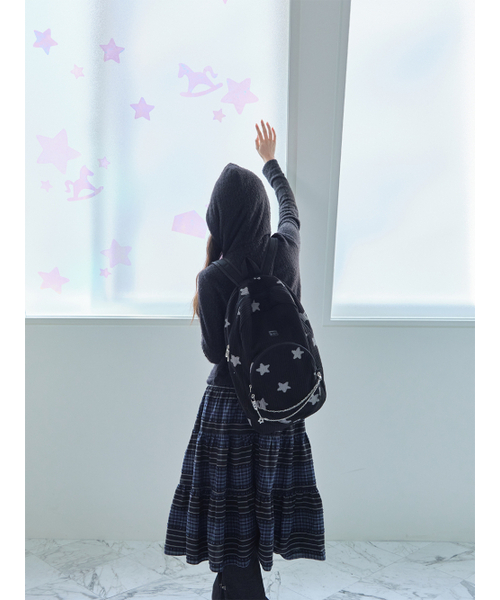MUWM(ムウム)の「ネストコーデュロイバックパック Nest Backpack (Black Star)(バックパック/リュック・レディース・その他・FREE)」の3枚目の写真