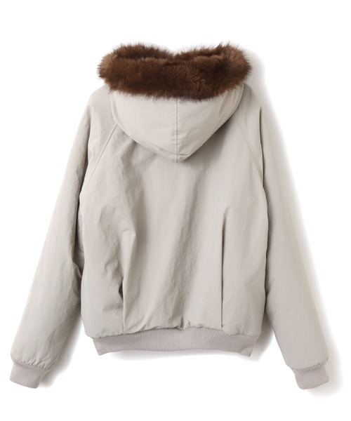 atmos pink(アトモスピンク)の「atmos pink Lining Fur Jacket / アトモス ピンク ライニング ファー ジャケット(その他アウター・レディース・グレー/ブラック・FREE)」の6枚目の写真