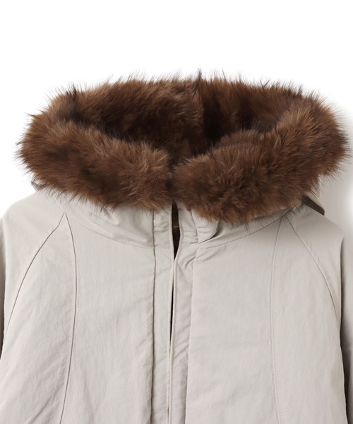 atmos pink(アトモスピンク)の「atmos pink Lining Fur Jacket / アトモス ピンク ライニング ファー ジャケット(その他アウター・レディース・グレー/ブラック・FREE)」の3枚目の写真