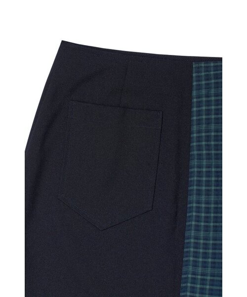 CURRENT（カレント）の「CHECK WRAP MINI SKIRT KS [NAVY]（スカート・レディース・その他・FREE）」の5枚目の写真