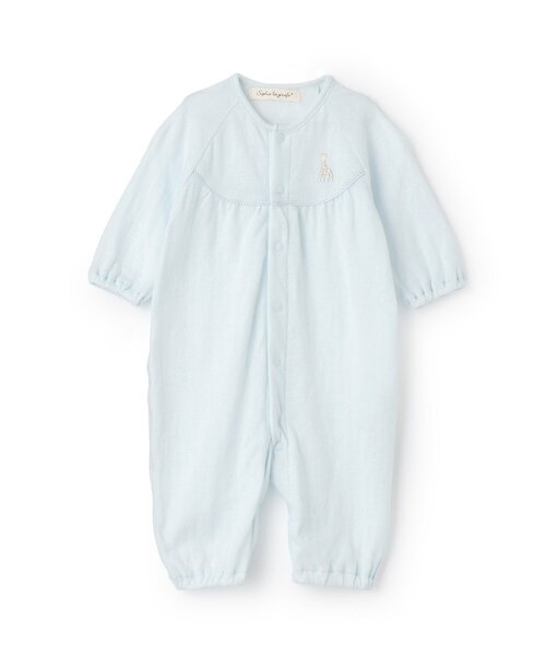 Sophie la girafe（ソフィーラジラフ）の「エアーニット2WAYオール【日本製】（ロンパース・キッズ・オフホワイト/ピンク/ブルー・50-70cm）」の5枚目の写真