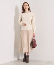 ITS'DEMO | 【手洗い可】フレアスカートニットセットアップ(セットアップ)