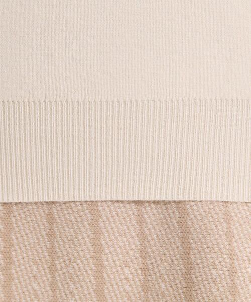 ITS'DEMO（イッツデモ）の「【手洗い可】フレアスカートニットセットアップ（セットアップ・レディース・ブラック系3/ブルー系8/アイボリー系3/ピンク系・00）」の10枚目の写真