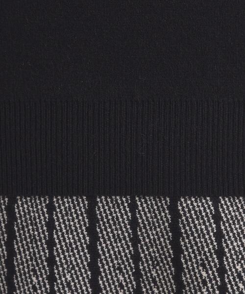 ITS'DEMO（イッツデモ）の「【手洗い可】フレアスカートニットセットアップ（セットアップ・レディース・ブラック系3/ブルー系8/アイボリー系3/ピンク系・00）」の14枚目の写真