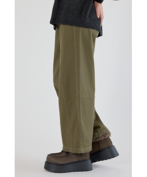 RODEO CROWNS WIDE BOWL(ロデオクラウンズワイドボウル)の「ステッチバレルパンツ(その他パンツ・レディース・ホワイト/カーキ/ブラック・SMALL/MEDIUM)」の11枚目の写真