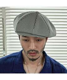 MILLIONAIRE HATS（ミリオネアハット）の「(Rayon gingham check 3pack)- CLASSIC BIG APPLE HAT（ハンチング/ベレー帽）」