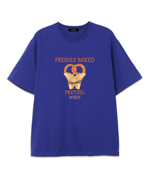 WISSY（ウィッシー）の「FRESHLY BAKED 半袖Tシャツ (WS011) ブルー（Tシャツ/カットソー）」