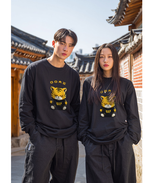 OHP(ワンハンドレッドパーセント)の「OHPxHARMONIA 受け取り書き ベーシック 長袖Tシャツ(Tシャツ/カットソー・メンズ・ホワイト/ブラック・LARGE/X-LARGE/XX-LARGE/MEDIUM)」の3枚目の写真