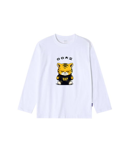 OHP(ワンハンドレッドパーセント)の「OHPxHARMONIA 受け取り書き ベーシック 長袖Tシャツ(Tシャツ/カットソー・メンズ・ホワイト/ブラック・LARGE/X-LARGE/XX-LARGE/MEDIUM)」の8枚目の写真