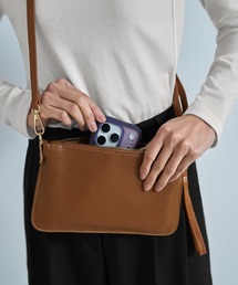 STYLE DELI（スタイルデリ）の「【DELI by】リアルレザー2WAYミニショルダー＆クラッチバッグ（クラッチバッグ）」