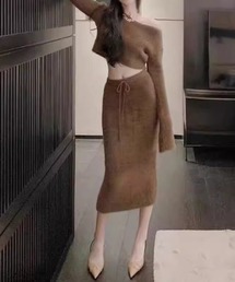 セットアップ タイト スカート ニット/セーター」に該当する