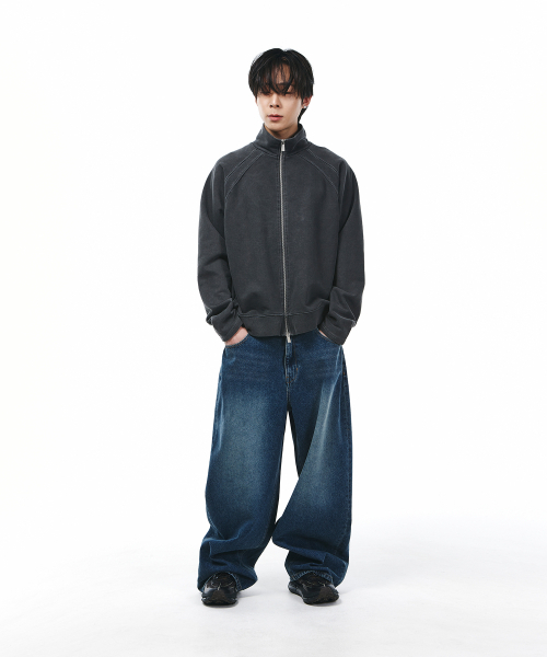 SIGNATURE（シグネチャ）の「バルーンフィットカーブデニムパンツ[ブルー]（デニムパンツ・レディース・その他・SMALL/MEDIUM/LARGE）」の4枚目の写真