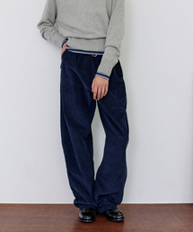 ROIROI（ロイロイ）の「テーパードコーデュロイパンツ-ネイビー（その他パンツ）」