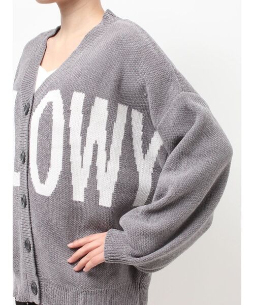 GYDA(ジェイダ)の「MELLOWYモールニットカーディガン(カーディガン/ボレロ・レディース・ピンク/オフホワイト/グレー・FREE)」の14枚目の写真